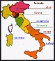 Mappa linguistica dell'Italia