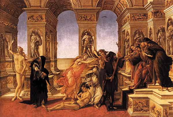 Botticelli: La calunnia